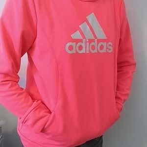 pink adidas hoodie